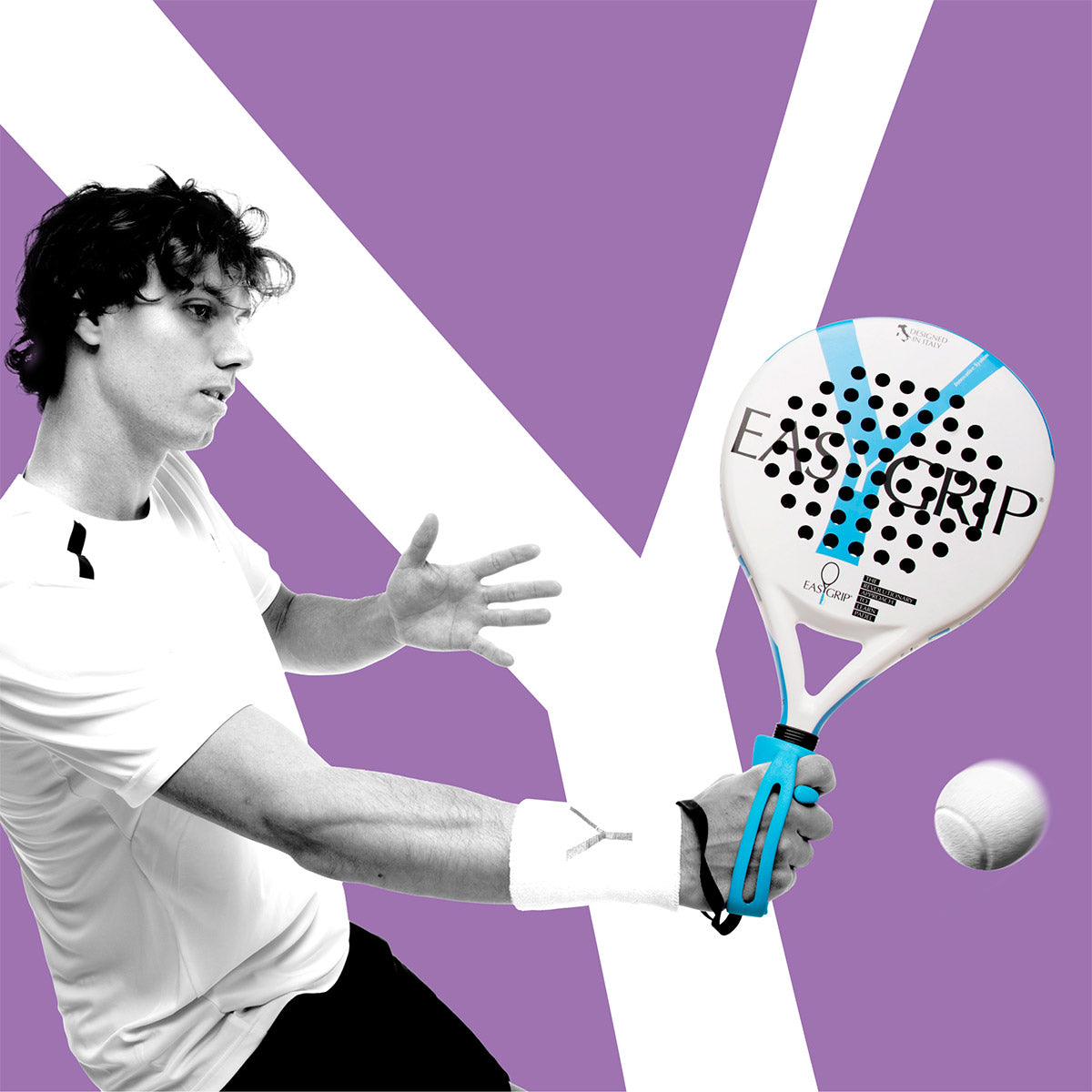 EasyGrip® is the new approach to the racket sport.